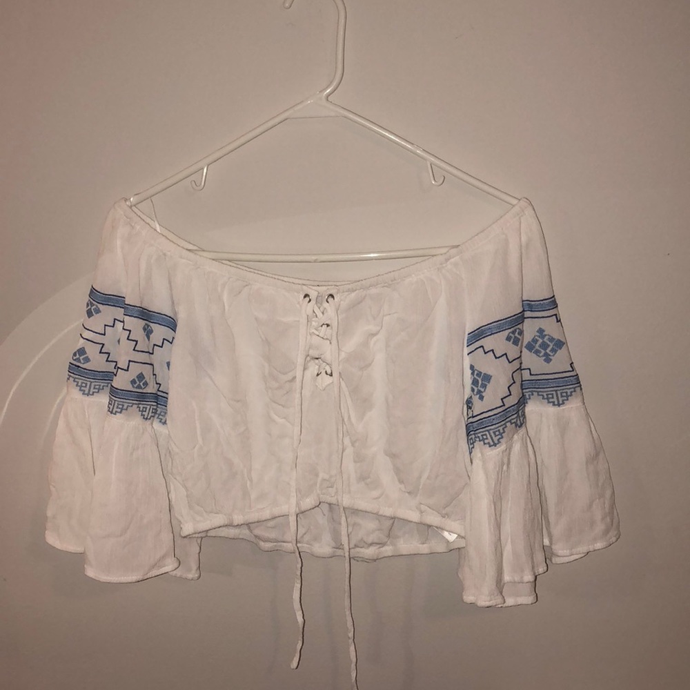Off the shoulder shirt